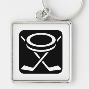 Face Off Puck Keychain