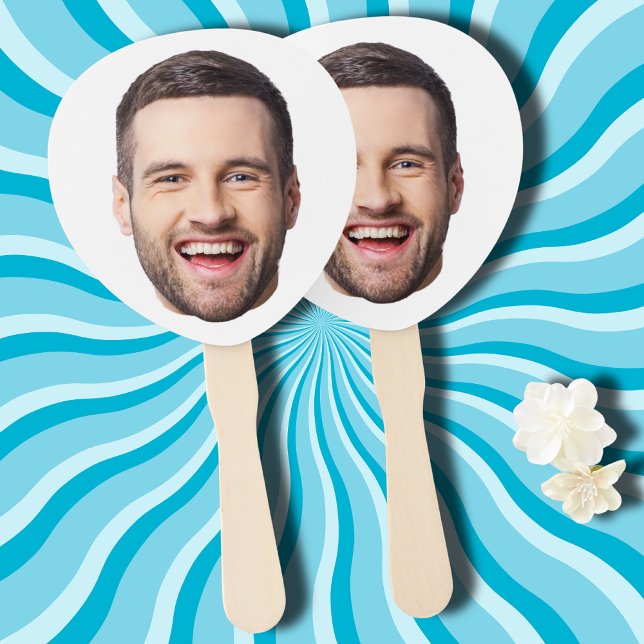 Face On Hand Fan, Custom Bachelorette Party Fan (Creator Uploaded)
