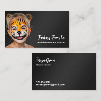 Face Painting Business Card