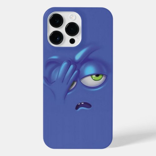 Face palming emoji iPhone 14 pro max case