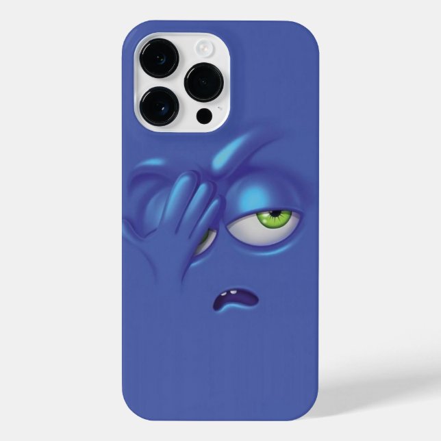 Face palming emoji iPhone case (Back)