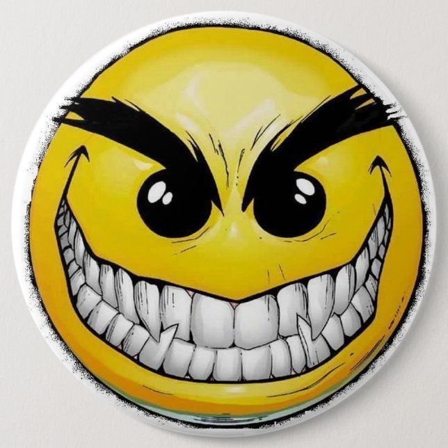 Face Pinback Button (Front)