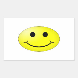 Face Rectangular Sticker