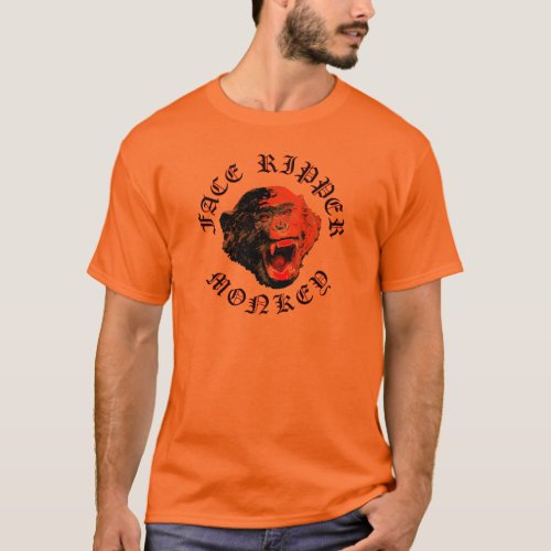 Face Ripper Monkey Gangsta T_Shirt