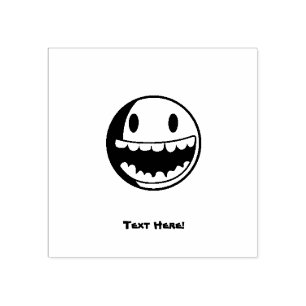 Face Rubber Stamp