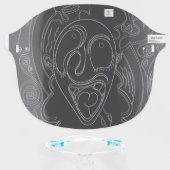 Face Shield (Front w/Glasses)