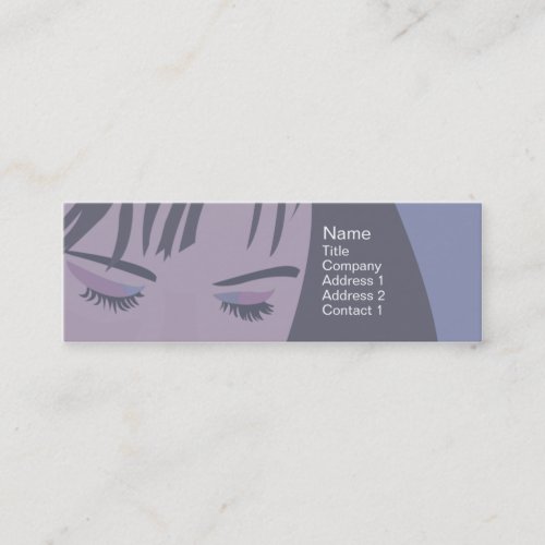 Face - Skinny Business Card