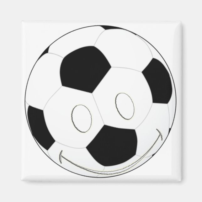 FACE SOCCER BALL MAGNET (Front)