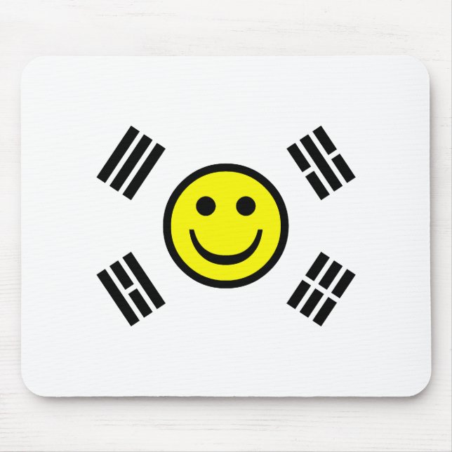 Face South Korean Flag Mouse Pad (Front)