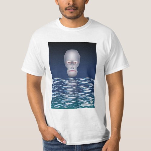 Face Srs _ Melancholic reflection in water only T_Shirt