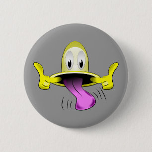 Face Tease Pinback Button