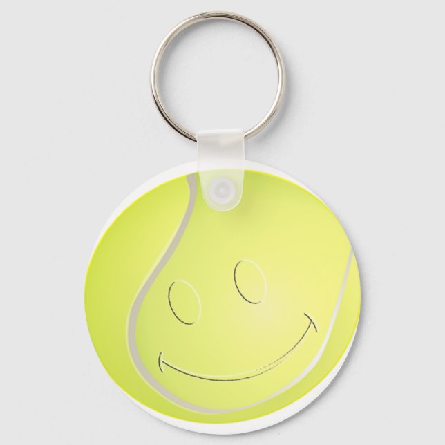 FACE TENNIS BALL KEYCHAIN (Front)