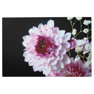 Face the Light Floral Metal Wall Art