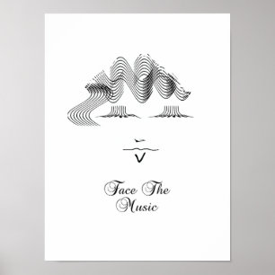 Face The Music Poster Print