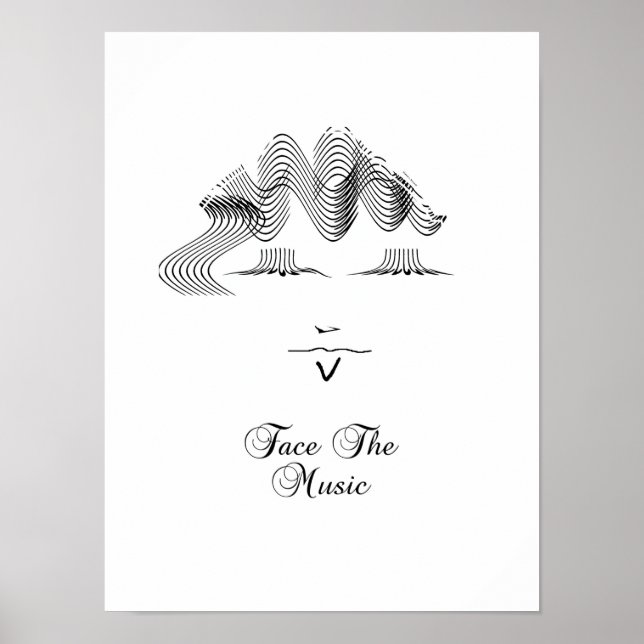 Face The Music Poster Print (Front)