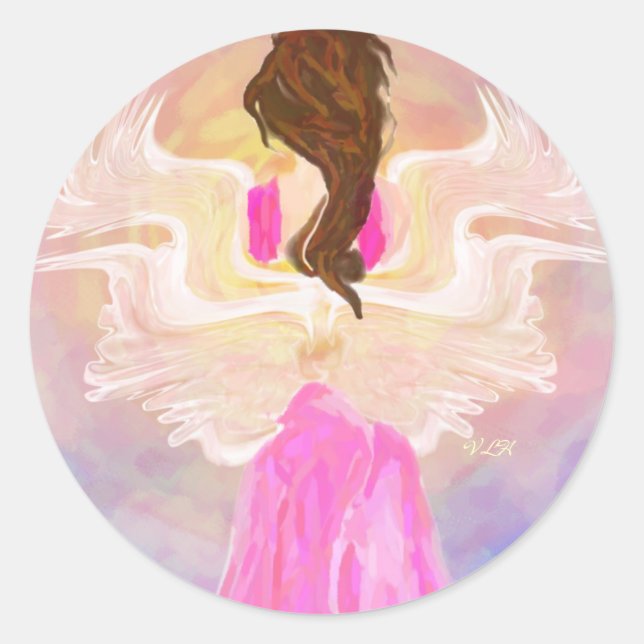 Face The Sun Angel Stickers (Front)