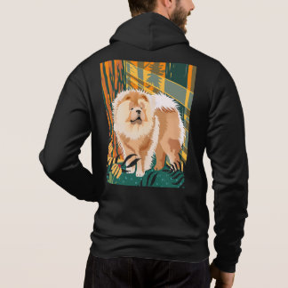 FACE THE SUN Chow zippered hoodie