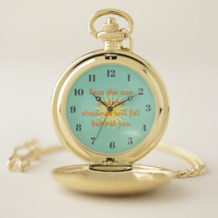 Face the sun pocket watch