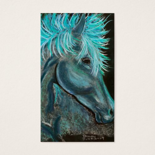 face the wind business card