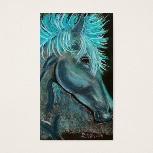 Customizable face the wind business card