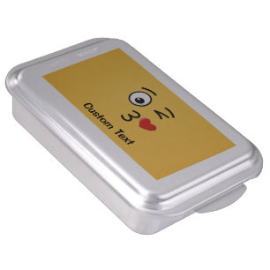 Face Throwing a Kiss Cake Pan