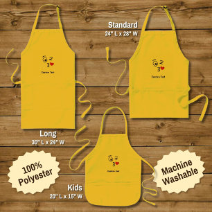 Face Throwing a Kiss Kids' Apron