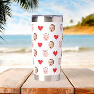 Face Tumbler, Custom Photo Tumbler, Baby Gift  Insulated Tumbler