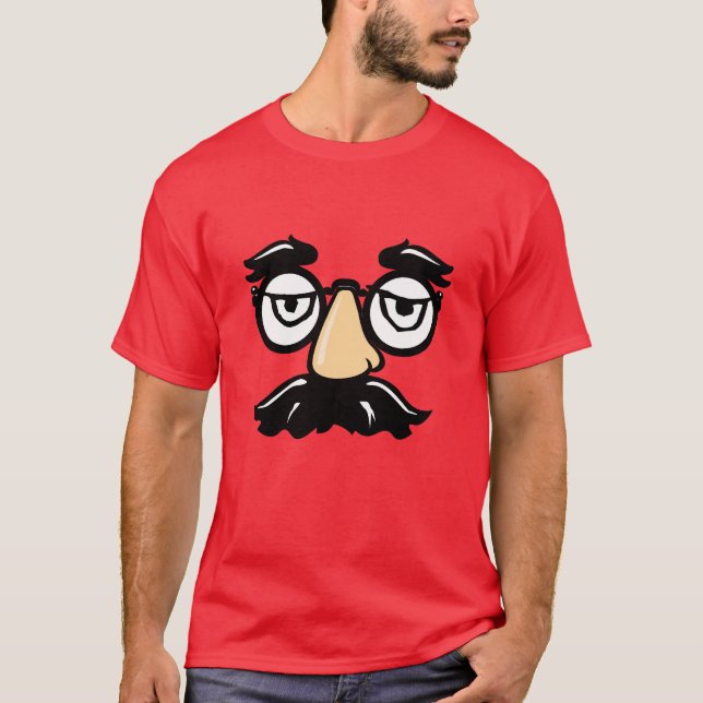 Face with Glasses T-Shirt (Front)
