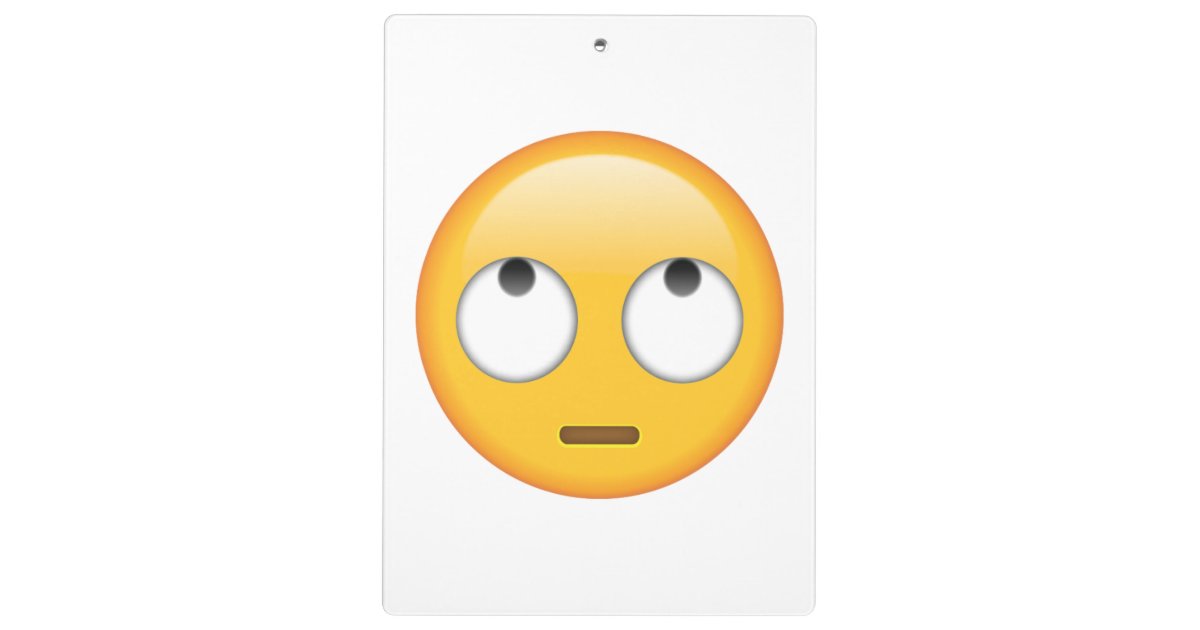 Face With Rolling Eyes Emoji Clipboard