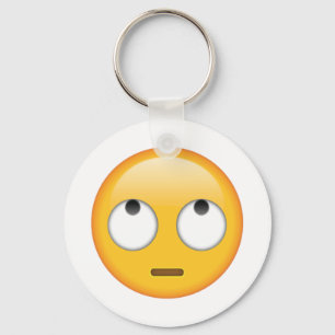 Face With Rolling Eyes — Emoji Keychain