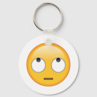 Face With Rolling Eyes — Emoji Keychain
