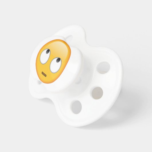 Face With Rolling Eyes - Emoji Pacifier (Front Right)