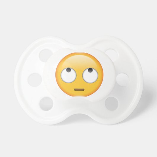 Face With Rolling Eyes - Emoji Pacifier (Front)