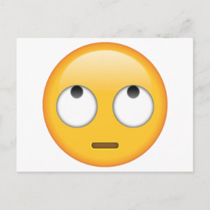 Face With Rolling Eyes - Emoji Postcard