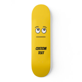 Face with Rolling Eyes Skateboard