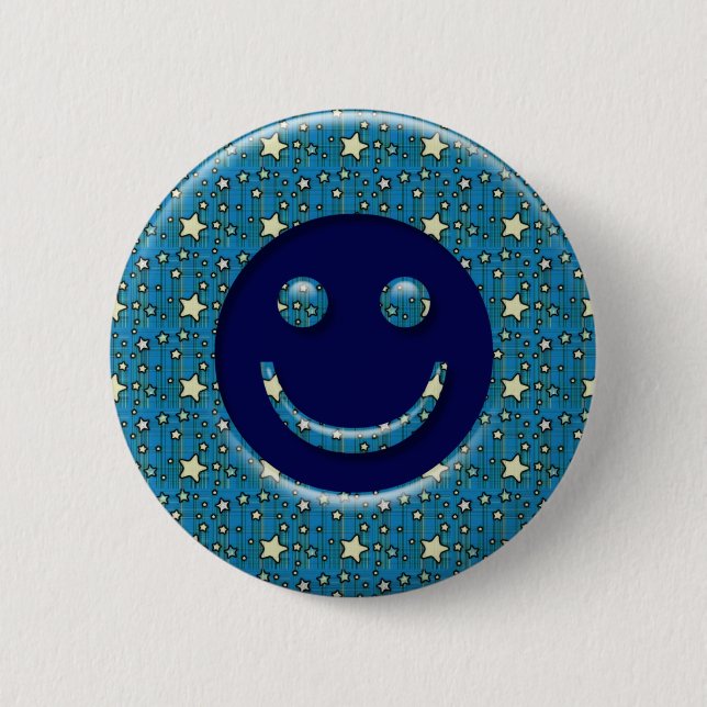 FACE WITH STARS BUTTON (Front)