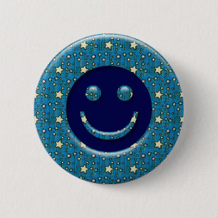 FACE WITH STARS BUTTON