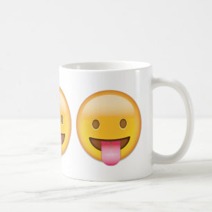 Face With Stuck Out Tongue Emoji Coffee Mug