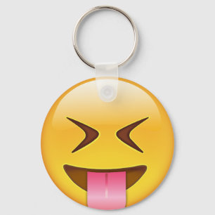 Face With Stuck Out Tongue & Tightly Closed Eyes Keychain
