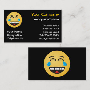 Face With Tears of Joy Business Card