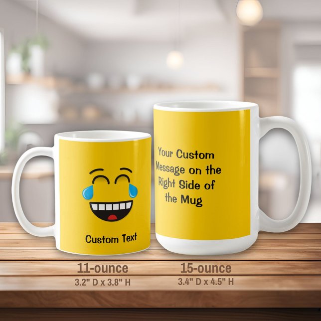 Face With Tears of Joy Coffee Mug (Creator Uploaded)