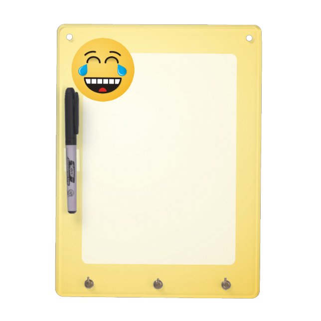 Face With Tears of Joy Dry Erase Board (Front)