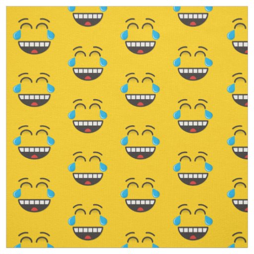 Face With Tears of Joy Fabric