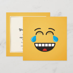 Face With Tears of Joy Invitation