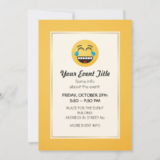 Face With Tears of Joy Invitation