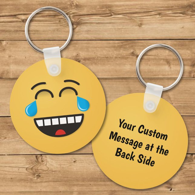 Face With Tears of Joy Keychain (Creator Uploaded)