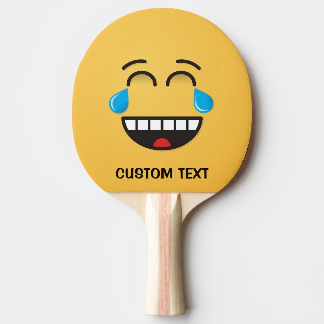 Face With Tears of Joy Ping-Pong Paddle (Front)