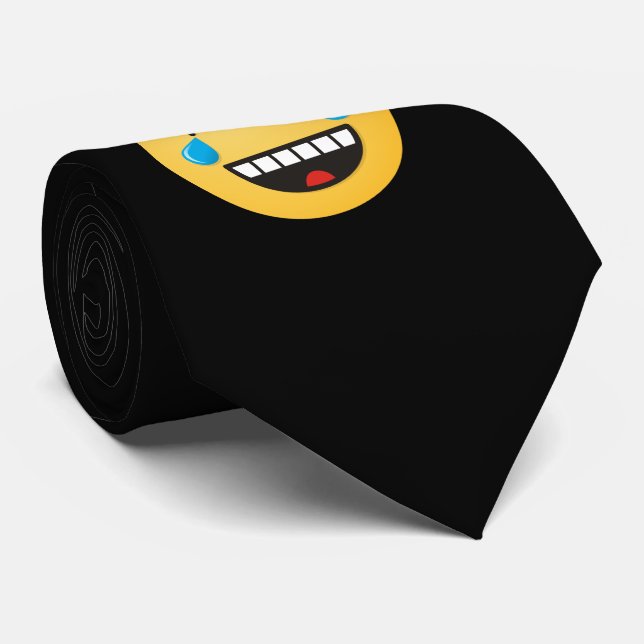 Face With Tears of Joy Tie (Rolled)