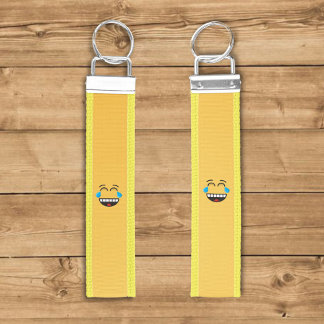 Face With Tears of Joy Wrist Keychain