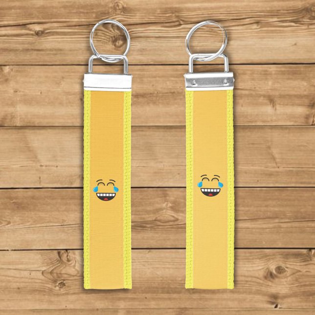Face With Tears of Joy Wrist Keychain (Creator Uploaded)